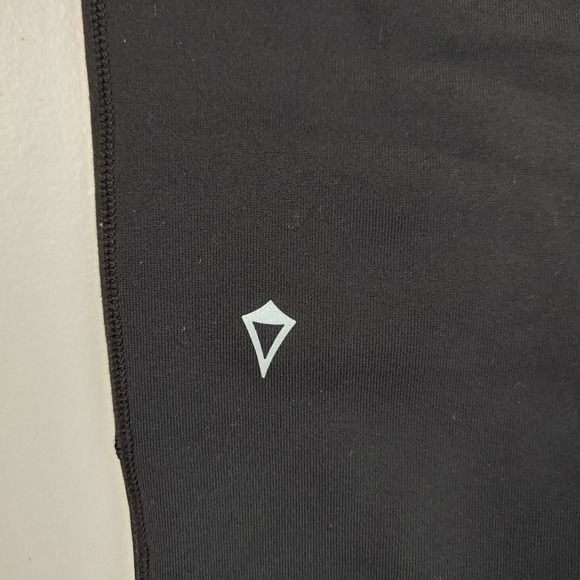 Ivivva Lululemon Rhythmic Tights Leggings High Low Mesh Size 14 Black - Picture 14 of 15